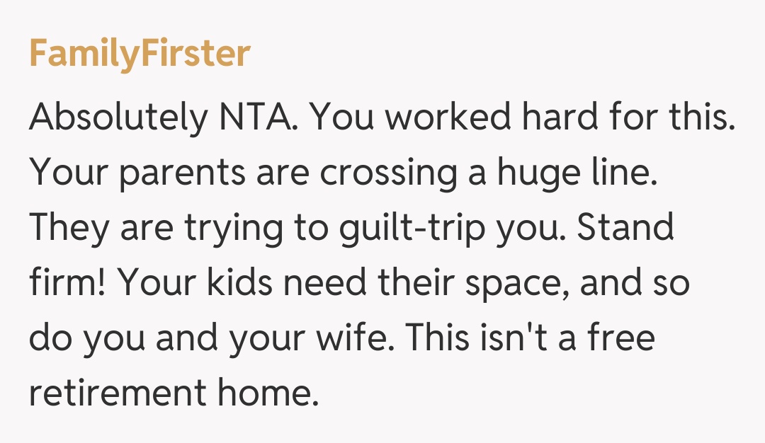 Comentariu de la FamilyFirster