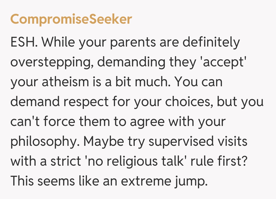 Comentariu de la CompromiseSeeker