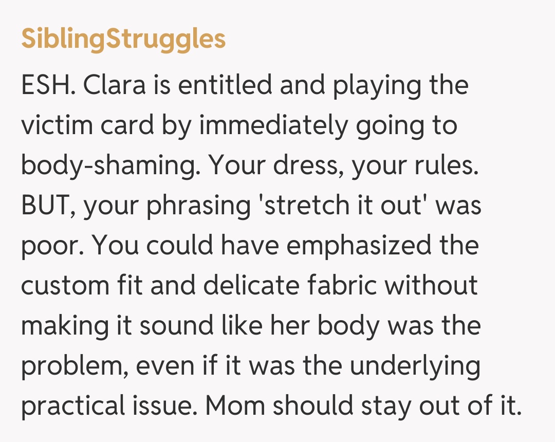 Comentariu de la SiblingStruggles