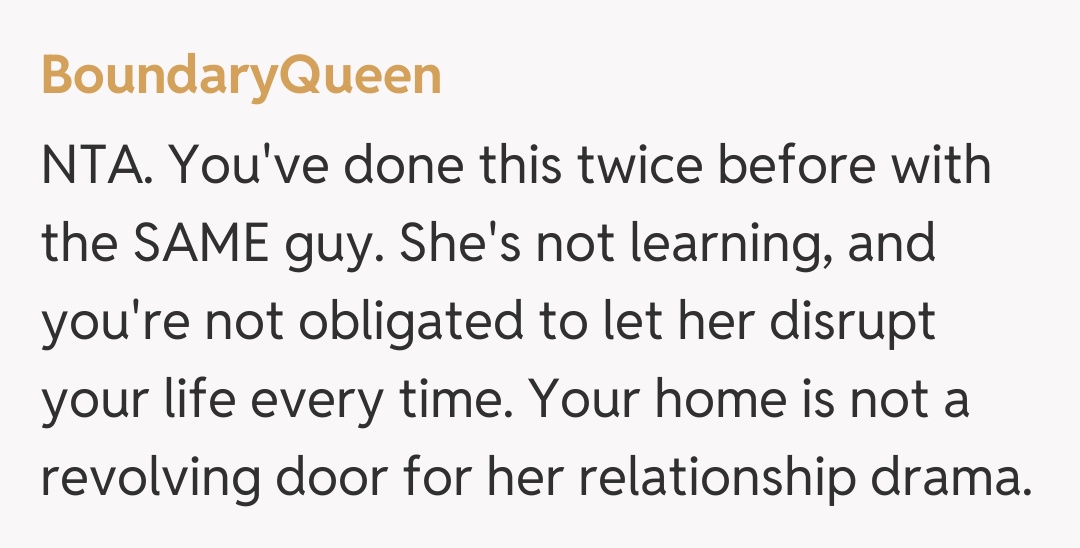 Comentariu de la BoundaryQueen