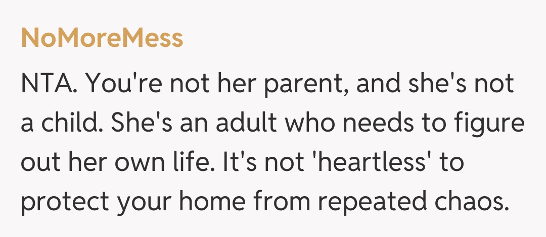 Comentariu de la NoMoreMess