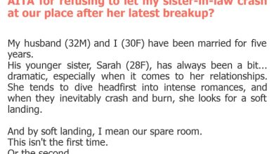 Photo of AITA for refusing to let my sister-in-law crash at our place after her latest breakup?