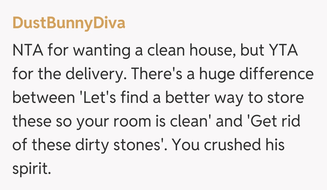 Comentariu de la DustBunnyDiva