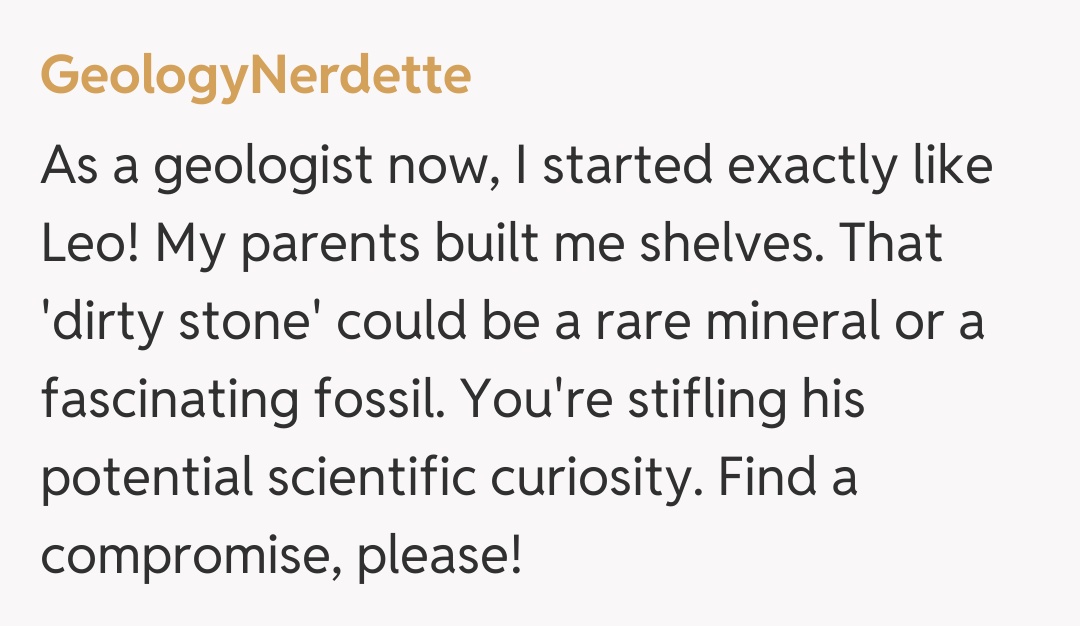 Comentariu de la GeologyNerdette