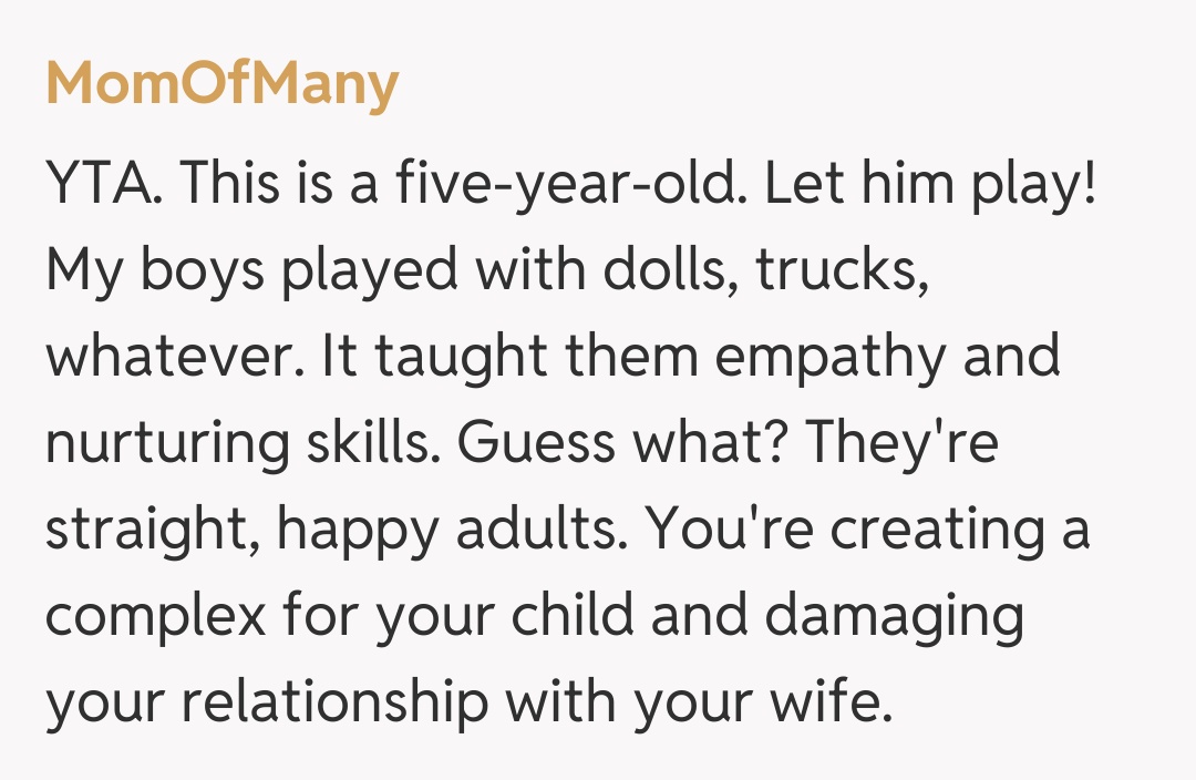 Comentariu de la MomOfMany