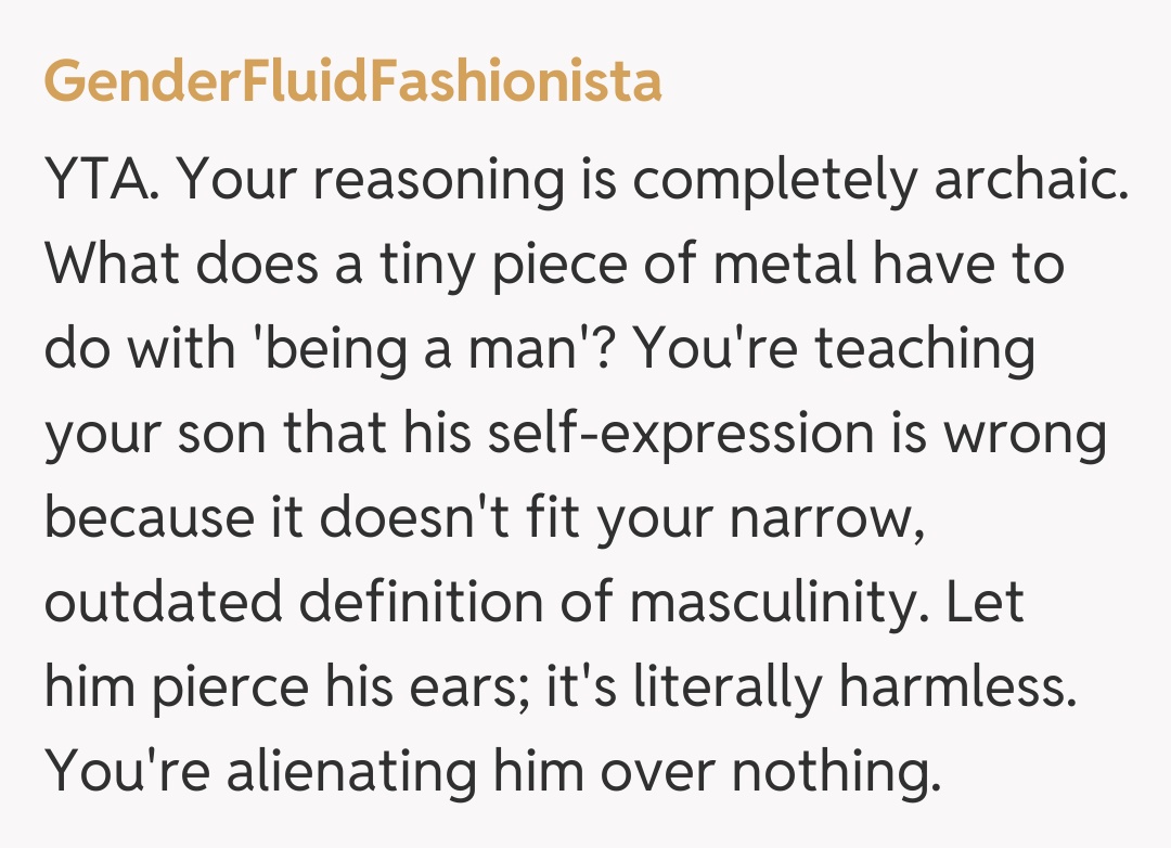 Comentariu de la GenderFluidFashionista