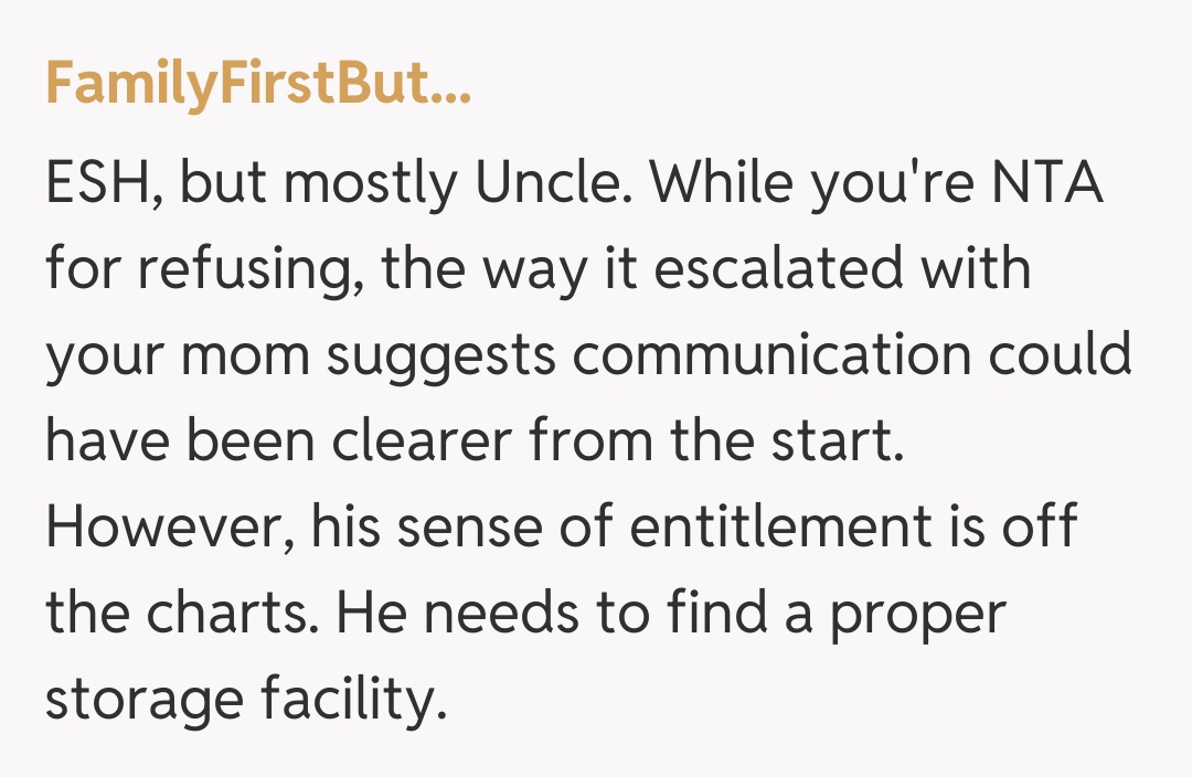 Comentariu de la FamilyFirstBut...