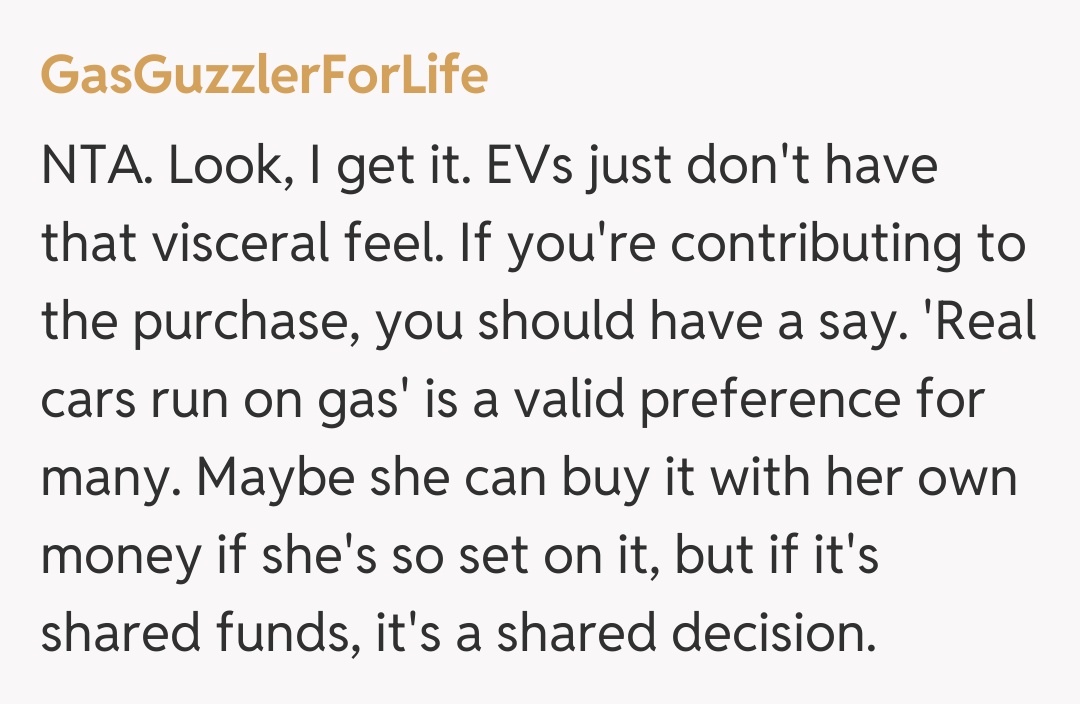 Comentariu de la GasGuzzlerForLife