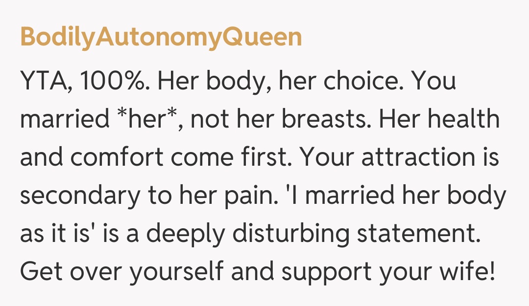 Comentariu de la BodilyAutonomyQueen