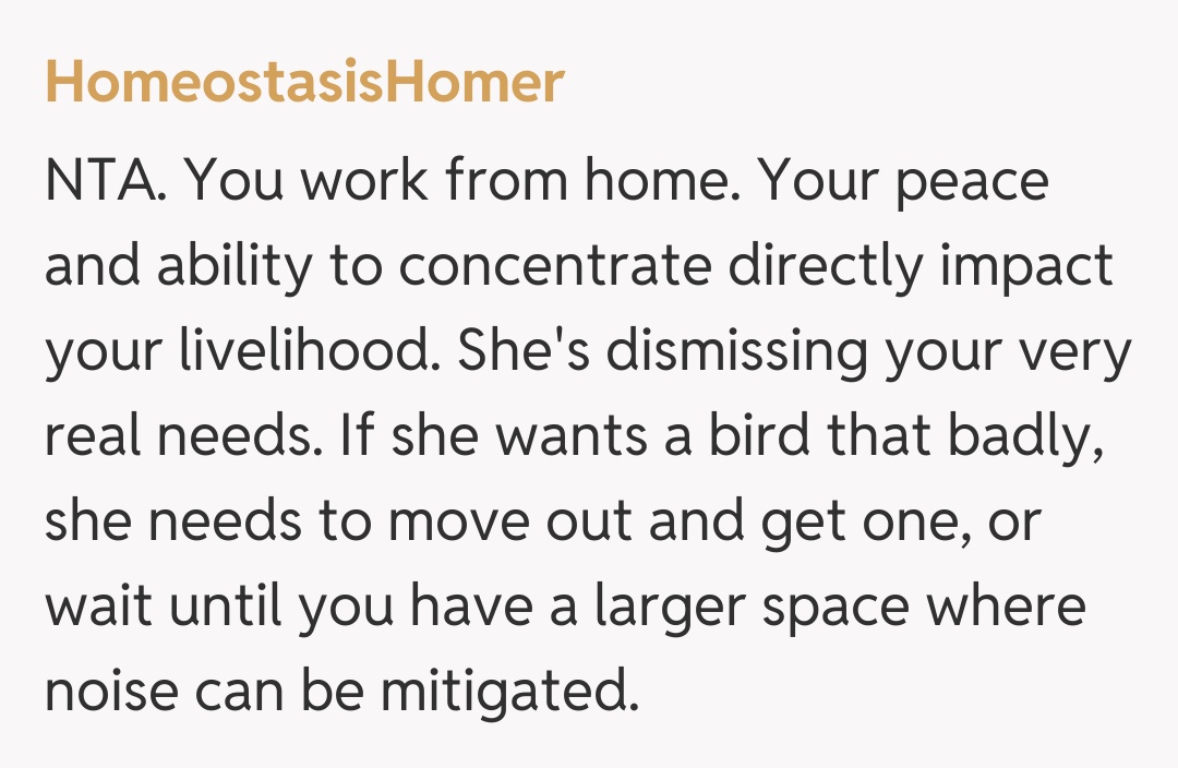 Comentariu de la HomeostasisHomer