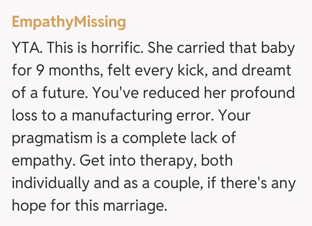 Comentariu de la EmpathyMissing