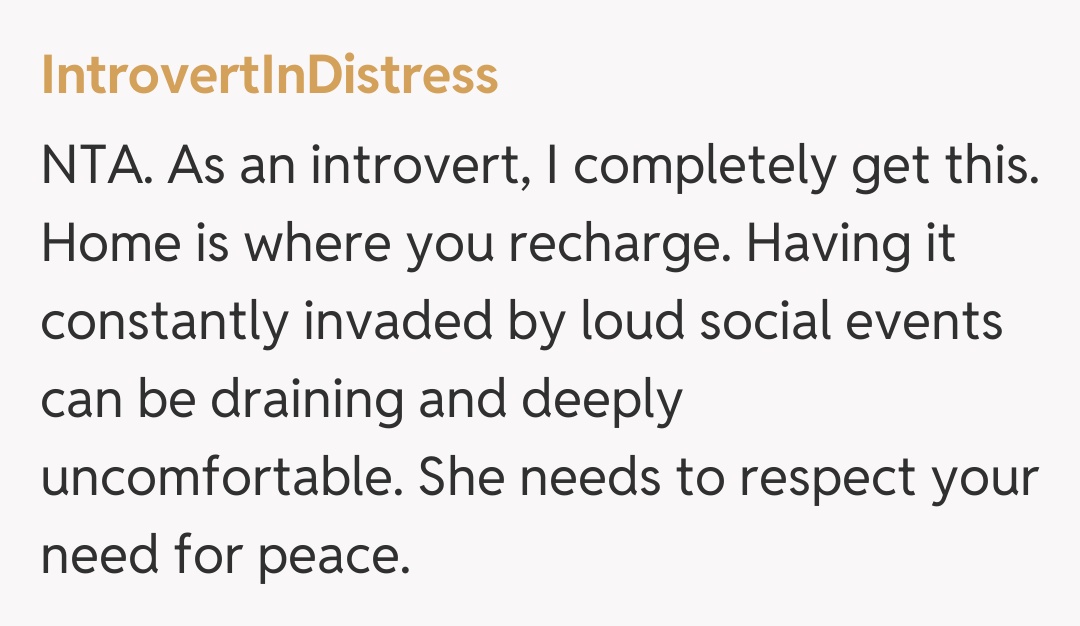 Comentariu de la IntrovertInDistress