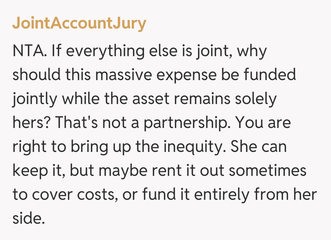 Comentariu de la JointAccountJury