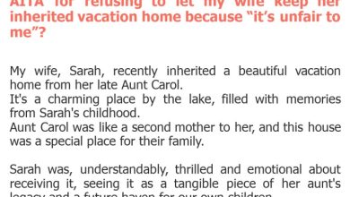 Photo of AITA for refusing to let my wife keep her inherited vacation home because “it’s unfair to me”?