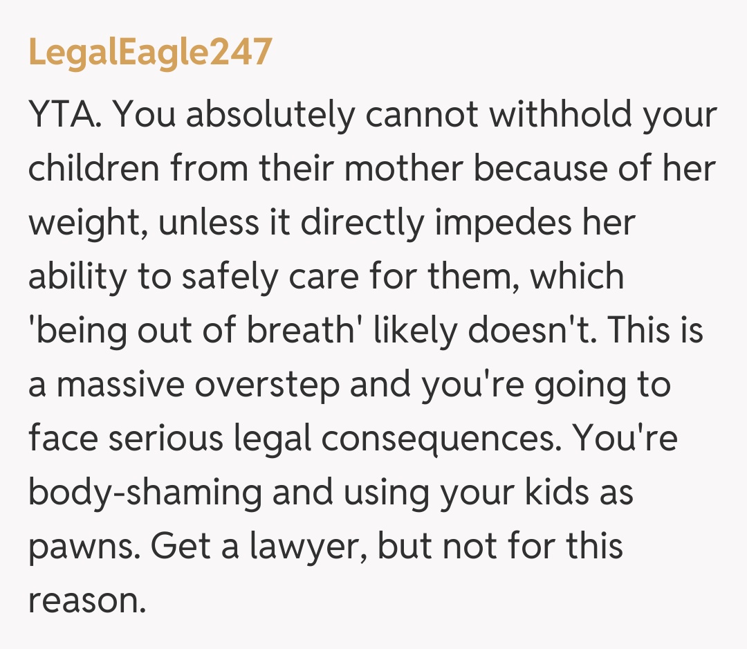 Comentariu de la LegalEagle247