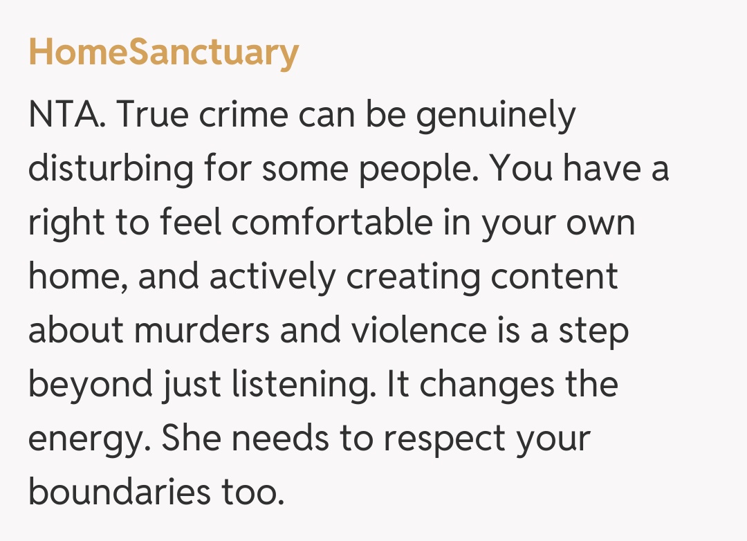 Comentariu de la HomeSanctuary