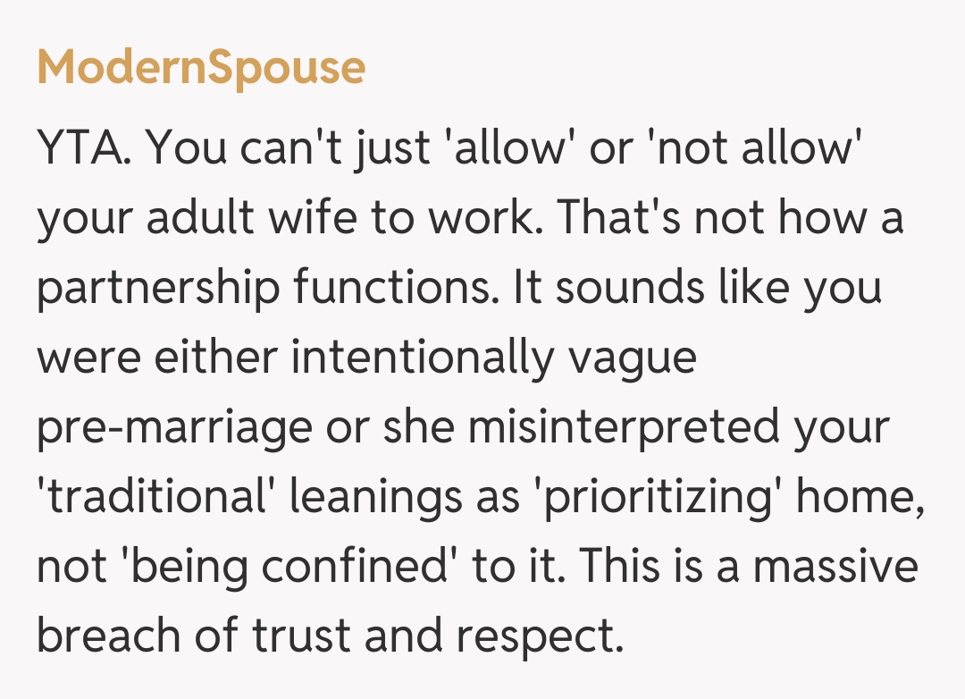 Comentariu de la ModernSpouse