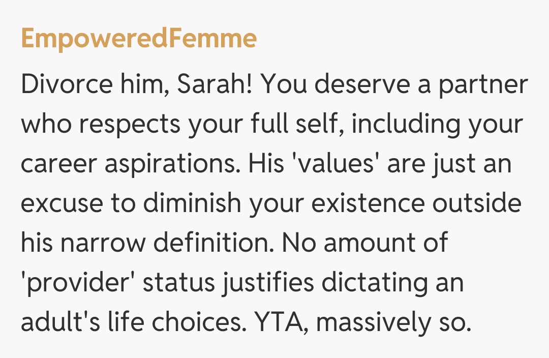 Comentariu de la EmpoweredFemme