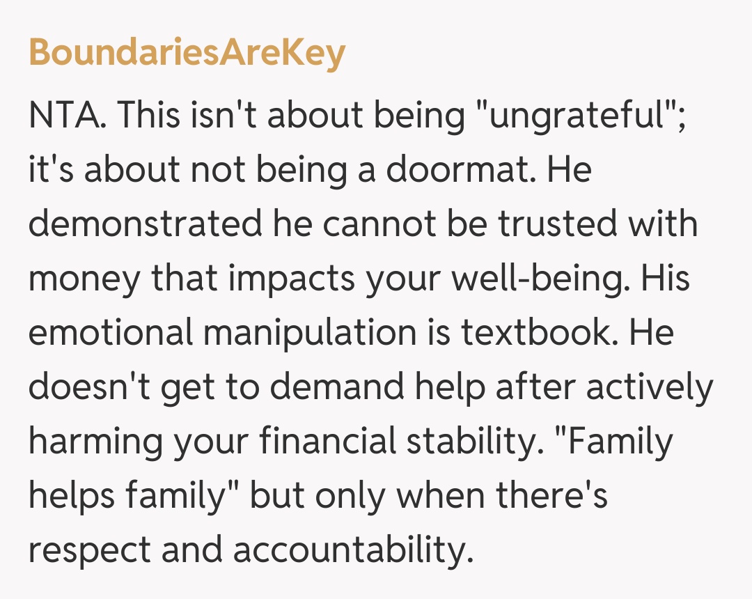 Comentariu de la BoundariesAreKey