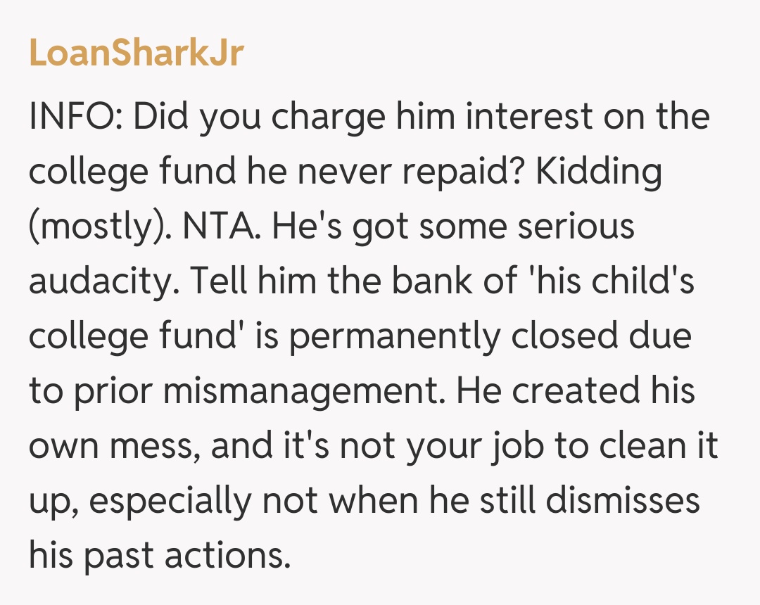 Comentariu de la LoanSharkJr