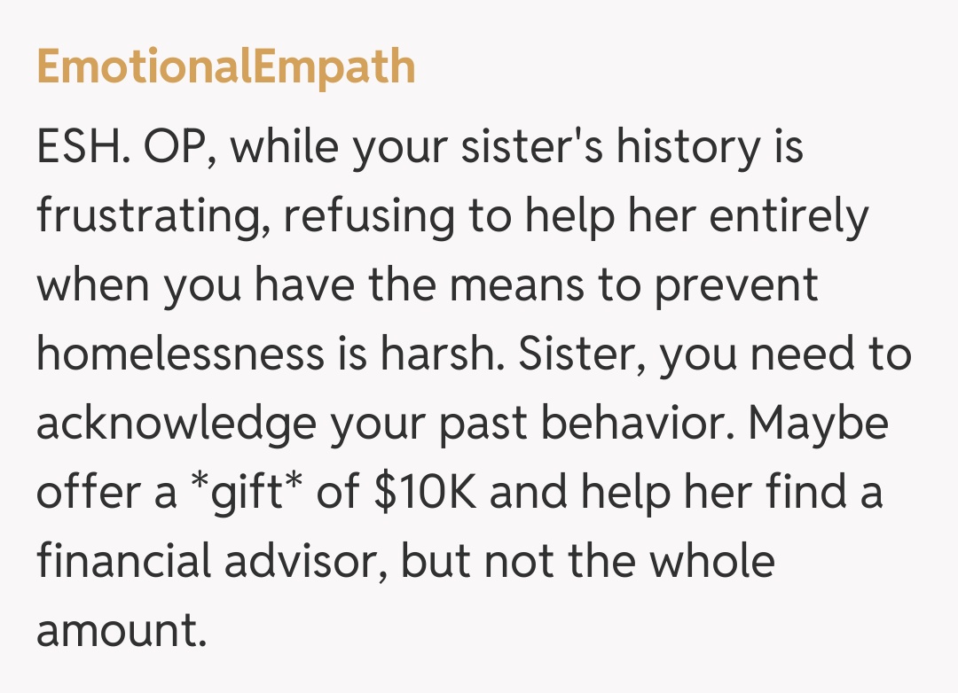 Comentariu de la EmotionalEmpath