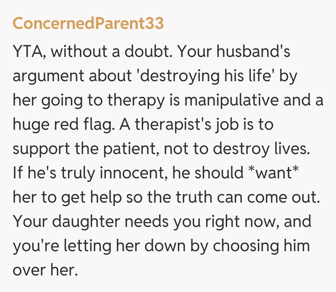 Comentariu de la ConcernedParent33