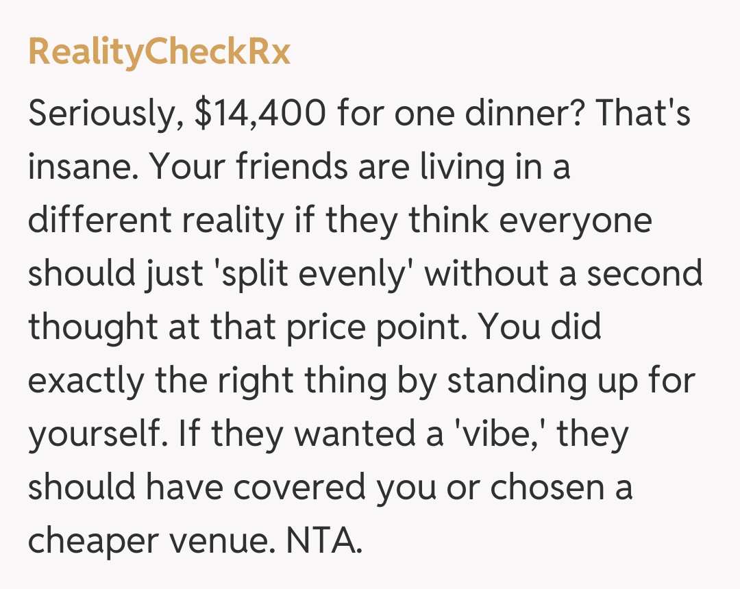 Comentariu de la RealityCheckRx