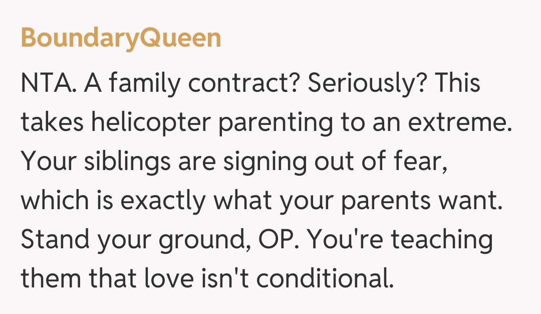 Comentariu de la BoundaryQueen