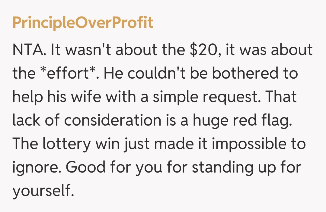 Comentariu de la PrincipleOverProfit