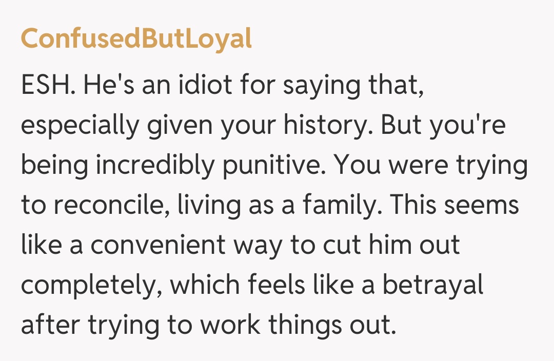 Comentariu de la ConfusedButLoyal