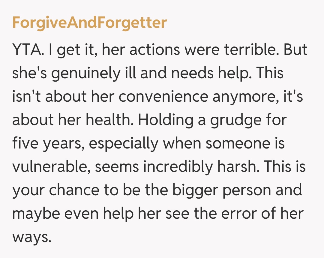 Comentariu de la ForgiveAndForgetter