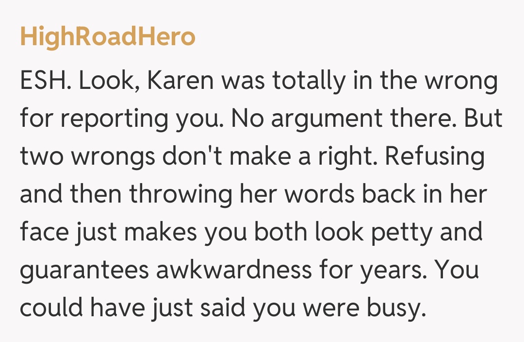 Comentariu de la HighRoadHero