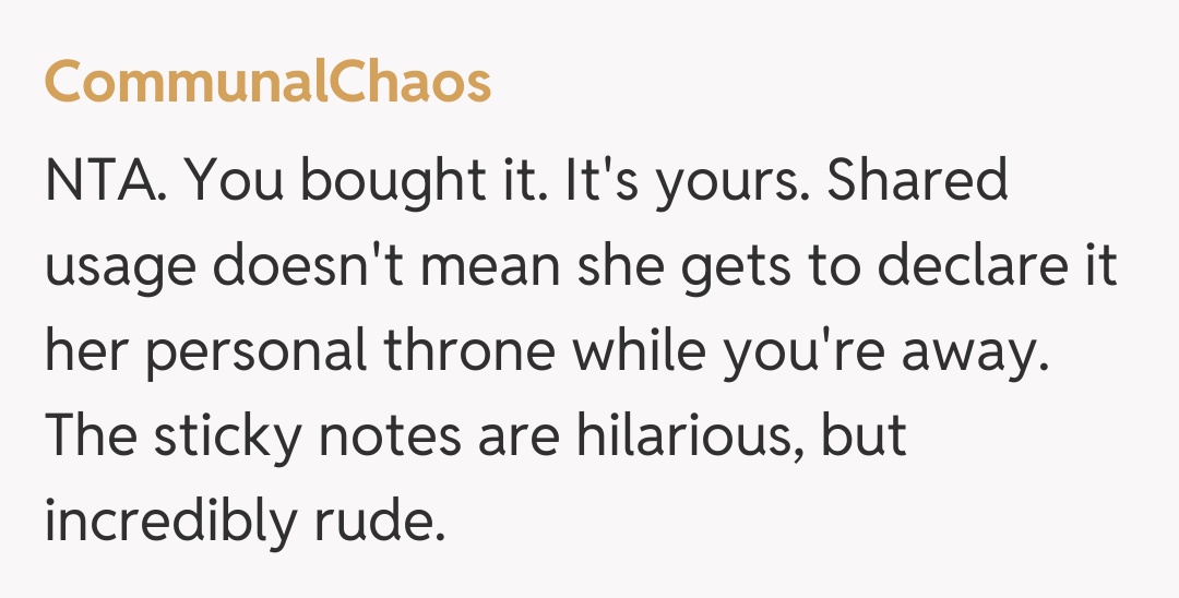 Comentariu de la CommunalChaos