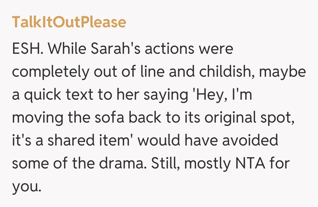 Comentariu de la TalkItOutPlease