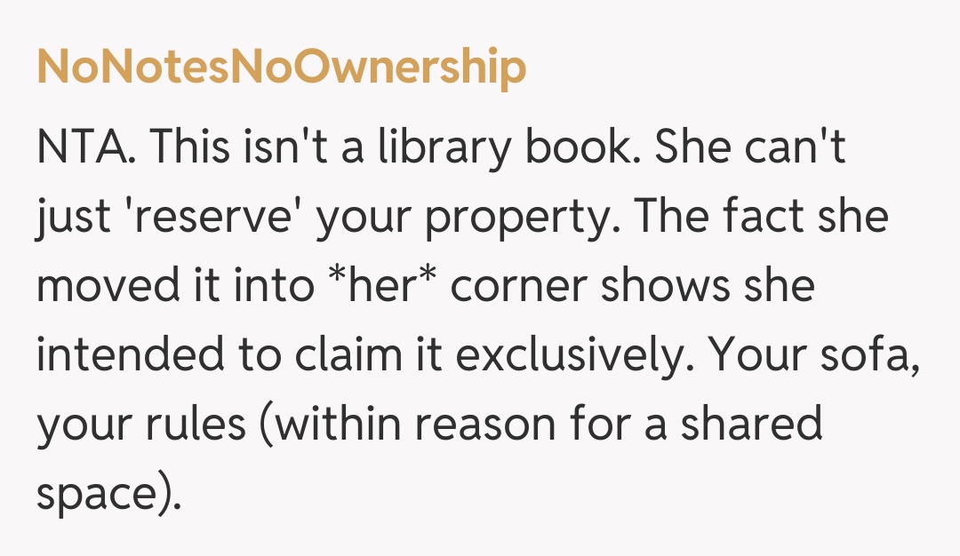 Comentariu de la NoNotesNoOwnership