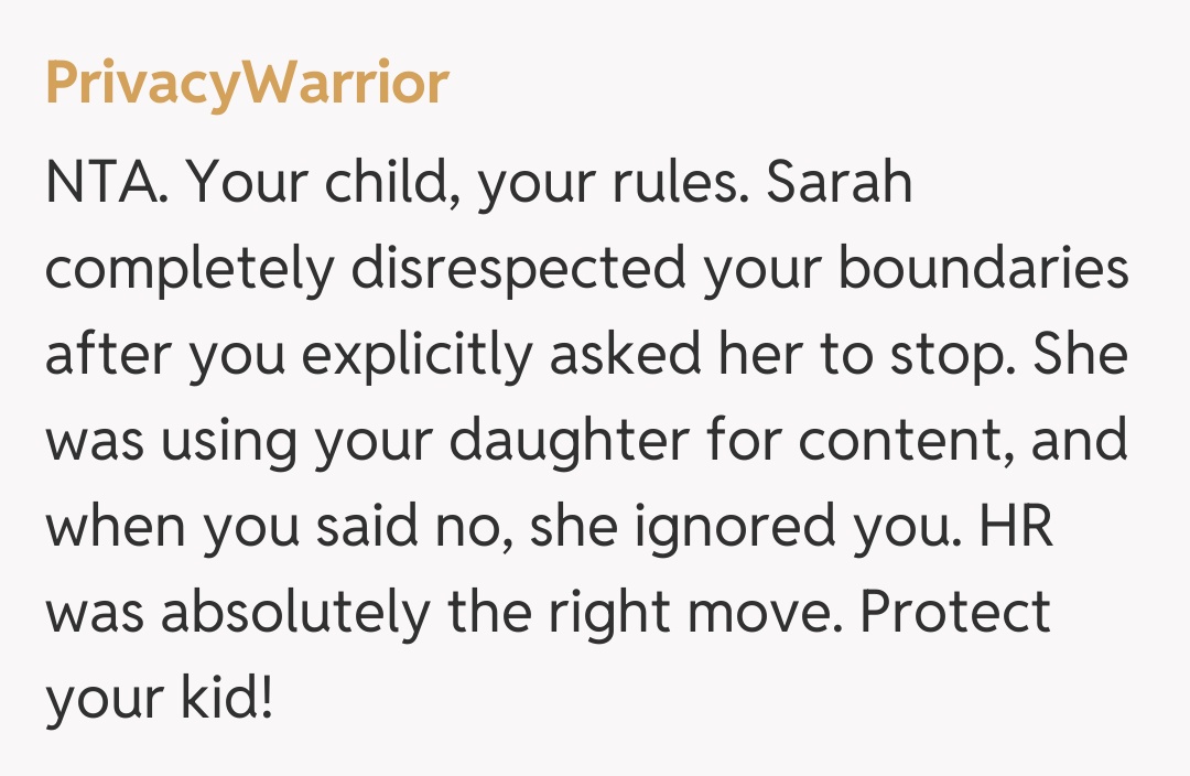 Comentariu de la PrivacyWarrior