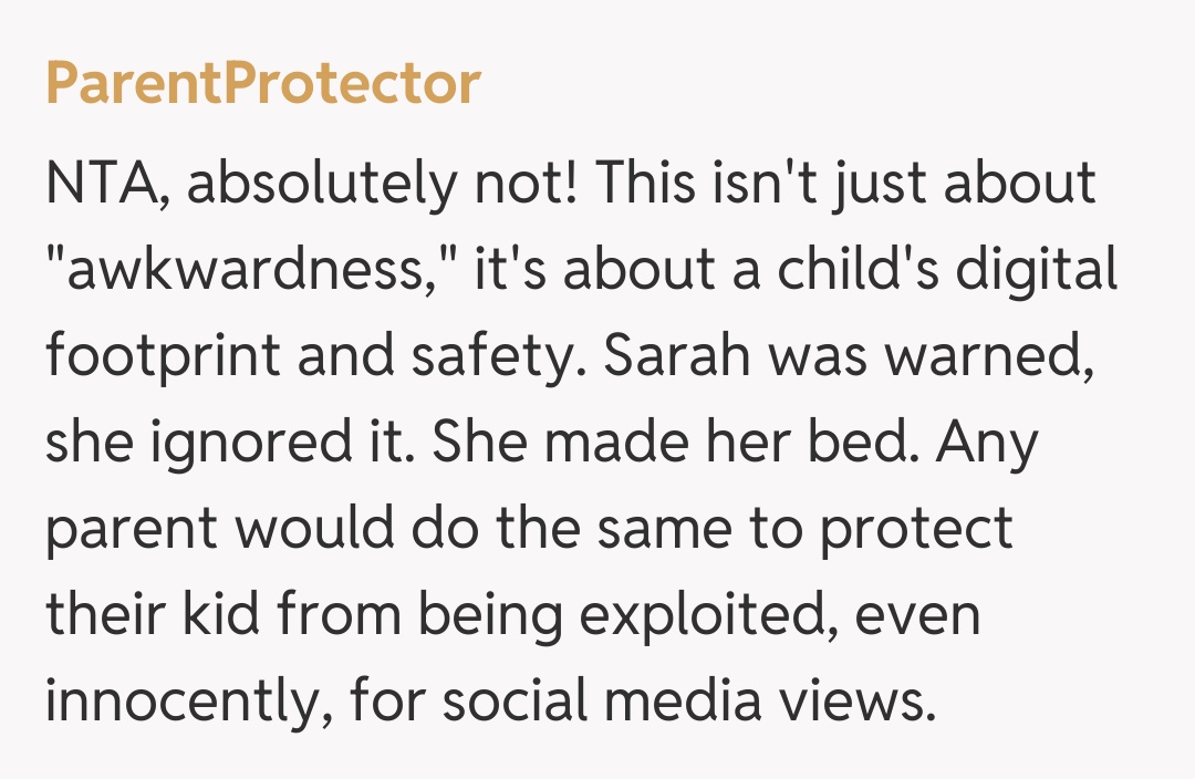 Comentariu de la ParentProtector