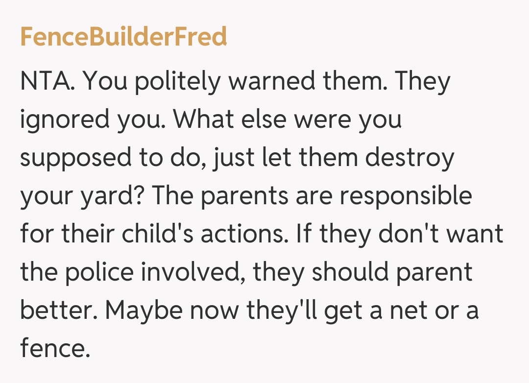 Comentariu de la FenceBuilderFred