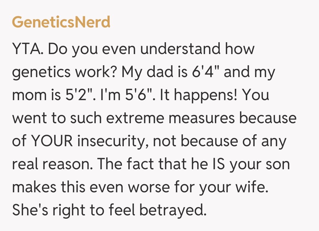 Comentariu de la GeneticsNerd