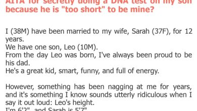 Photo of AITA for secretly doing a DNA test on my son because he is “too short” to be mine?