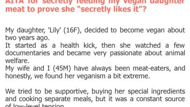 Photo of AITA for secretly feeding my vegan daughter meat to prove she “secretly likes it”?
