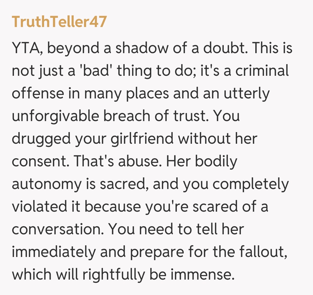 Comentariu de la TruthTeller47