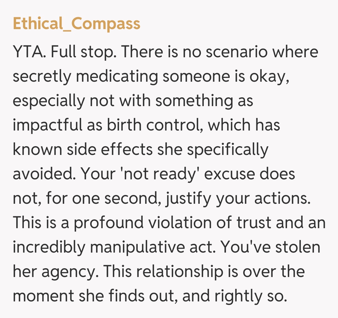 Comentariu de la Ethical_Compass