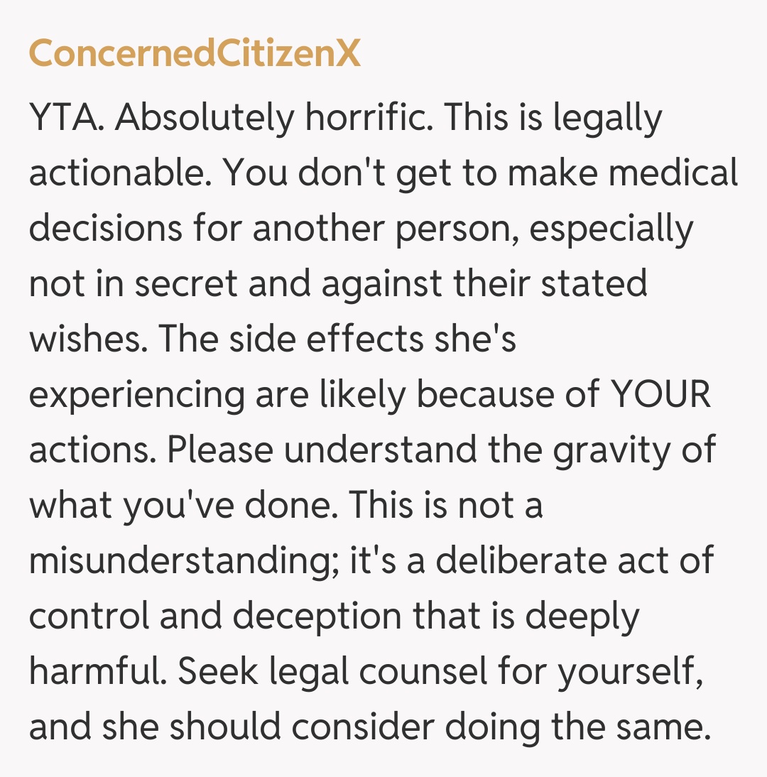 Comentariu de la ConcernedCitizenX