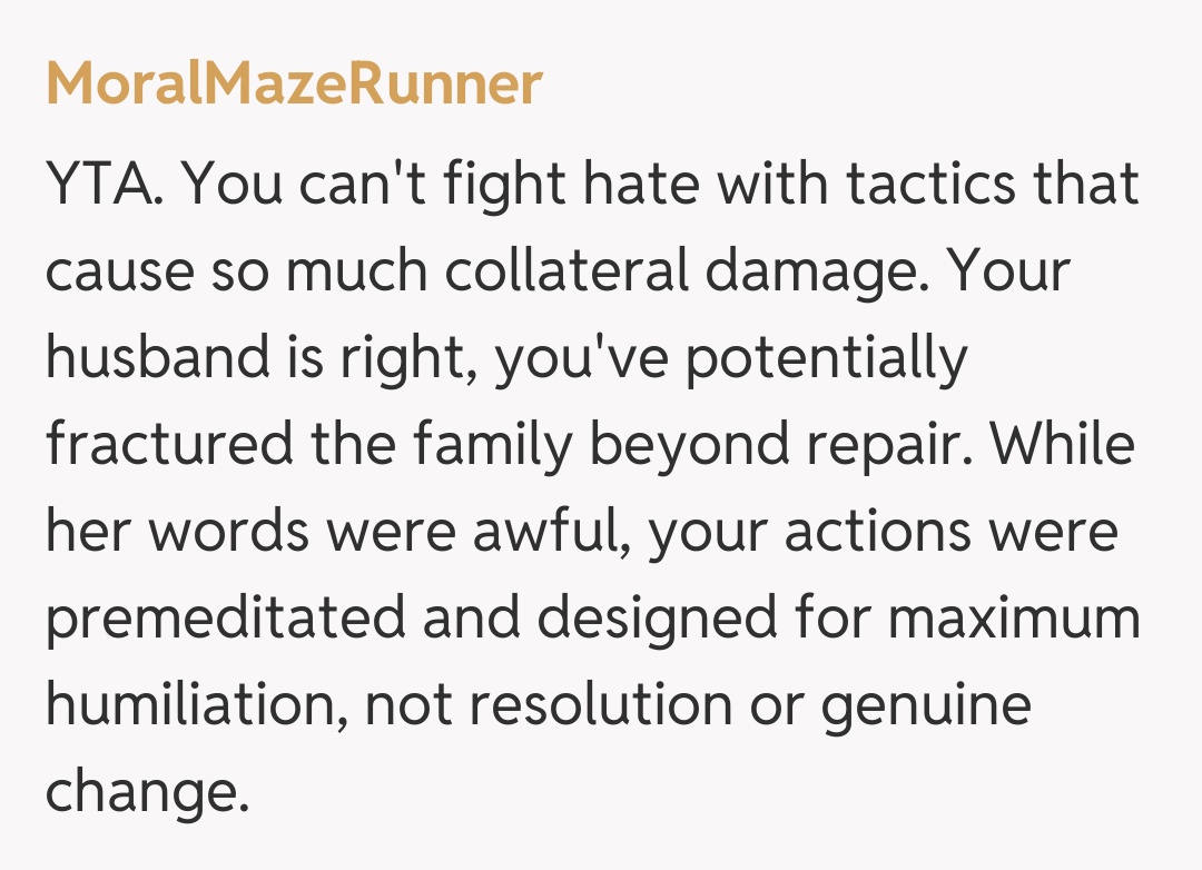 Comentariu de la MoralMazeRunner