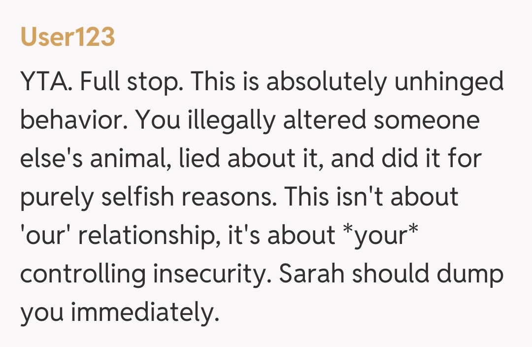 Comentariu de la User123