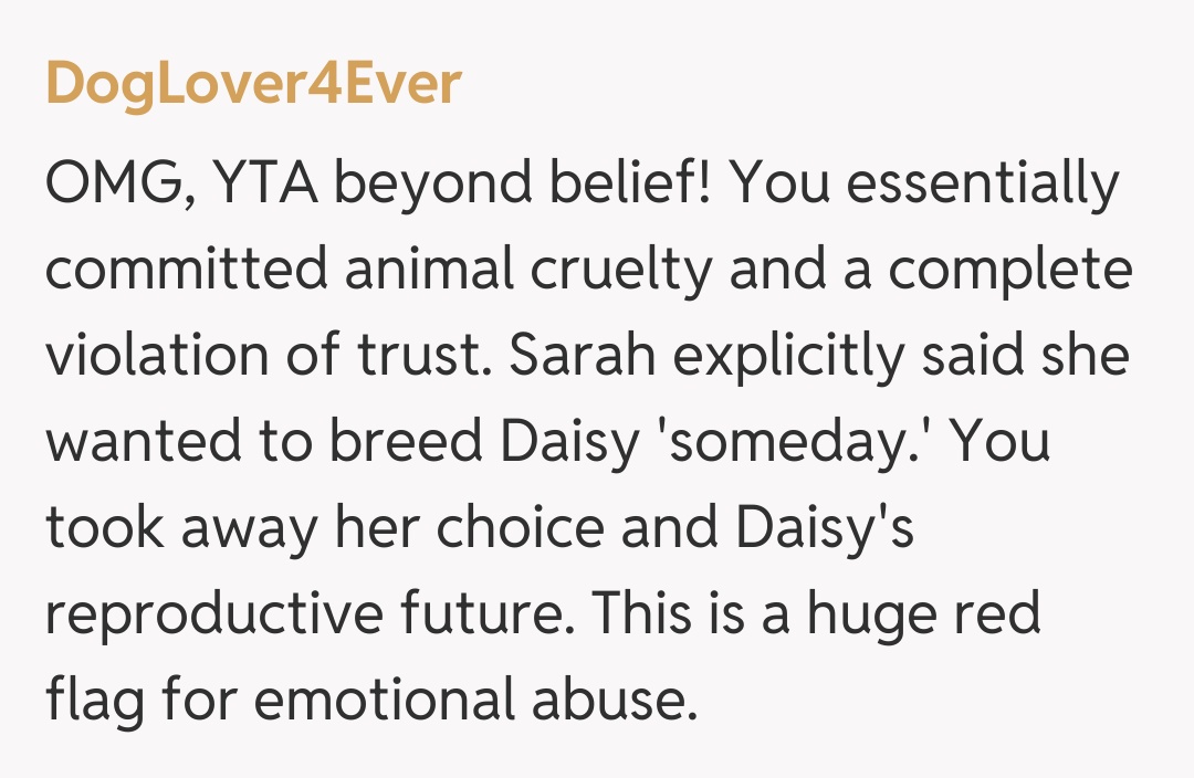 Comentariu de la DogLover4Ever