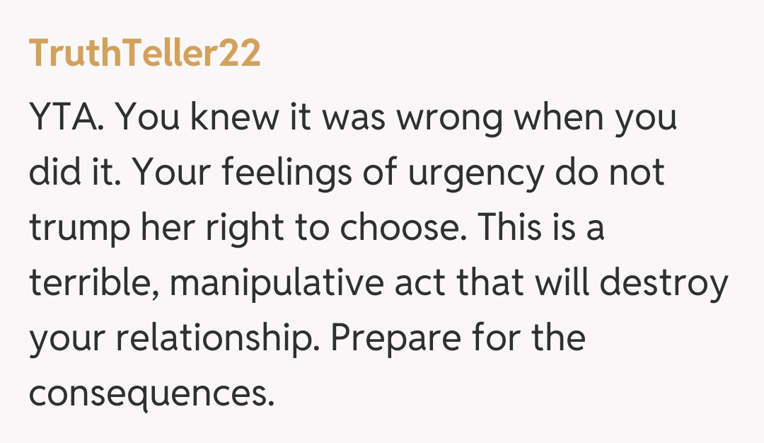 Comentariu de la TruthTeller22