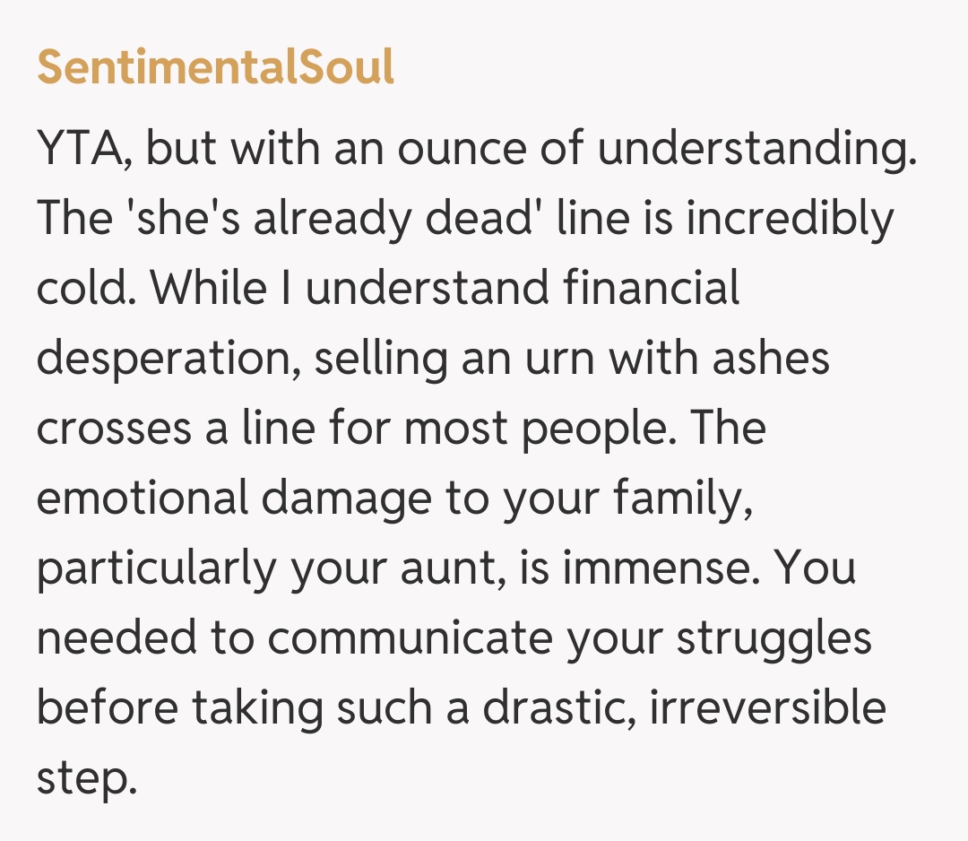 Comentariu de la SentimentalSoul