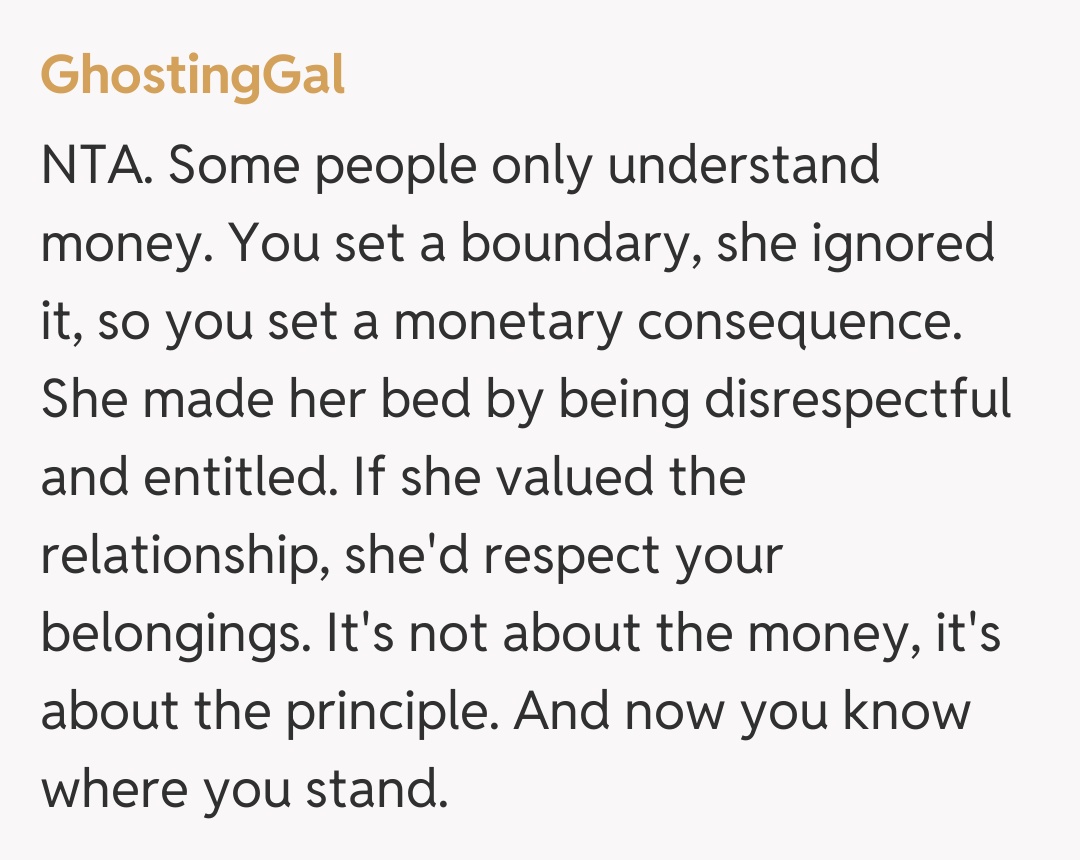 Comentariu de la GhostingGal